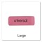 Universal Rectangular Bevel Block Pencil Erasers - Small, Pink (20/Pack)